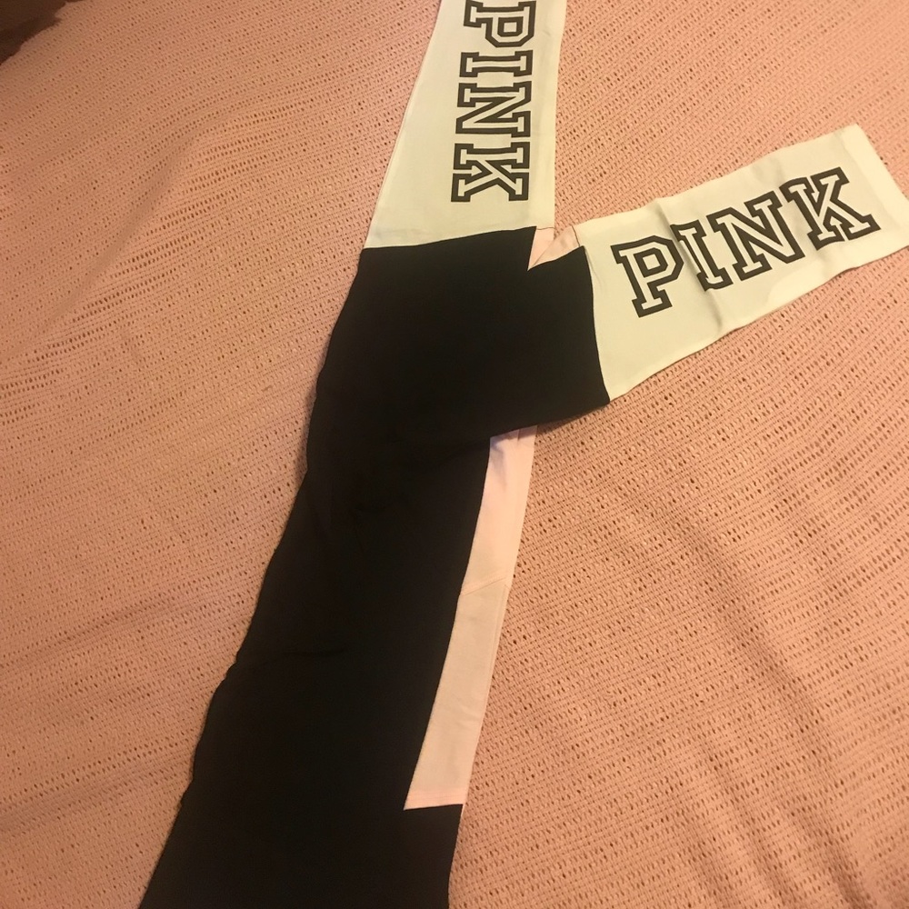 Vs pink legging size L new
